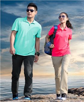 杏耀品牌运动T恤女款58346