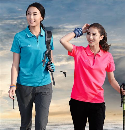 杏耀品牌运动T恤女款58346