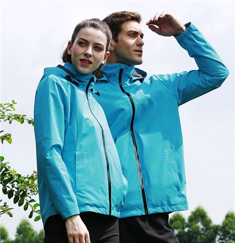 新款杏耀徒步登山运动风衣26647/26648定做定制