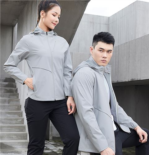 企业活动服装杏耀风衣定制定做生产厂家26671/26672