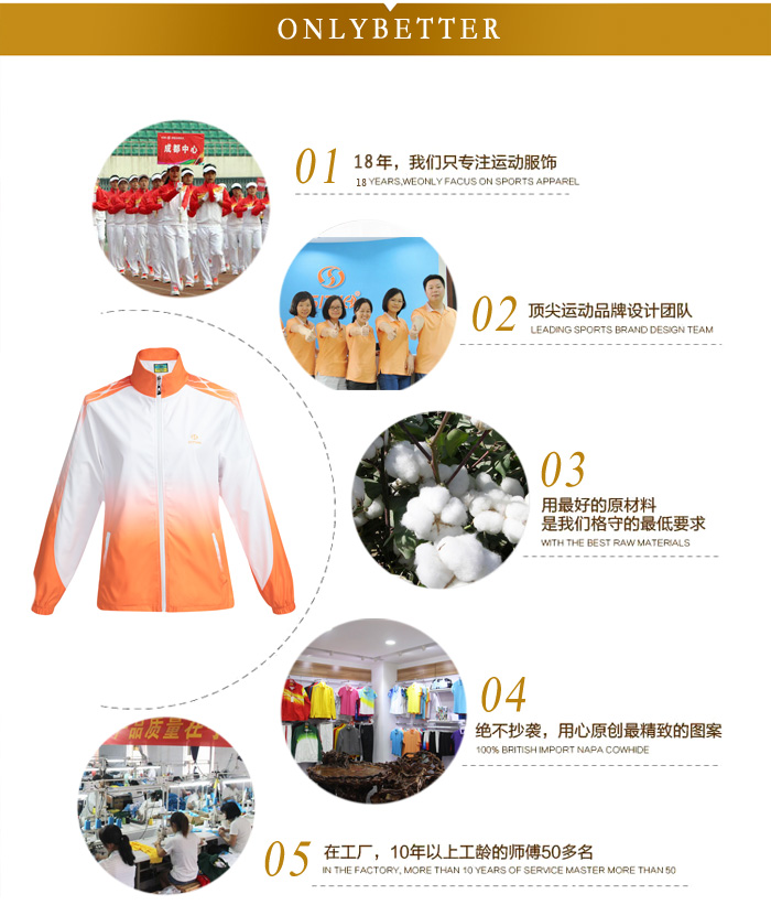 杏耀运动服套装产品优势