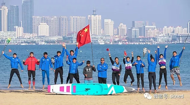 2019年世界桨板锦标赛,杏耀平台成为桨板中国队的服装供应商